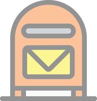 Mailbox Vector Icon Design