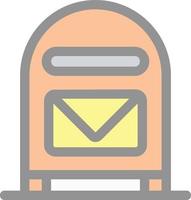 Mailbox Vector Icon Design