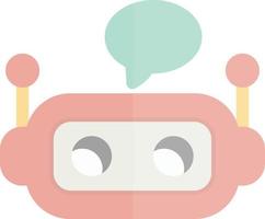 diseño de icono de vector de chatbot