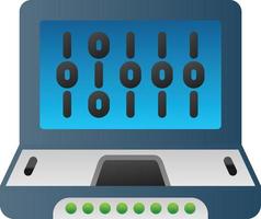 Binary Code Vector Icon Design