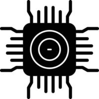 Cpu Vector Icon Design