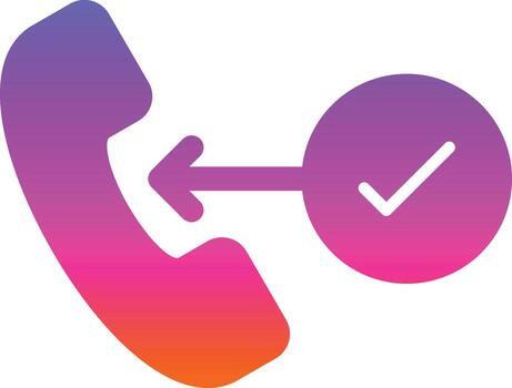 diseño de icono de vector de llamada