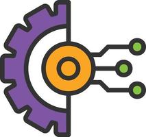 Digital Transformation Vector Icon Design