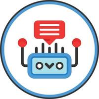 Chatbot Vector Icon Design