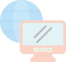 Remote Working Vector Icon Design