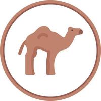 Camel Filled Icon vector