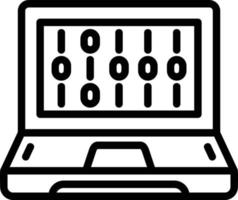 Binary Code Vector Icon Design