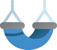 Hammock Filled Icon vector