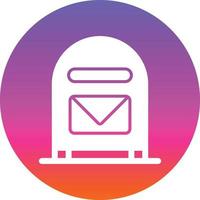 Mailbox Vector Icon Design