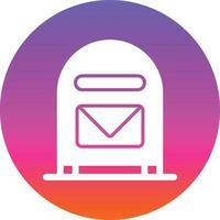 Mailbox Vector Icon Design