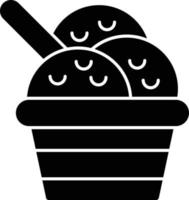 Ice Cream Vector Icon Design