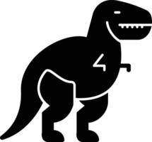 diseño de icono de vector de dinosaurio