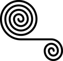 line icon for roll vector