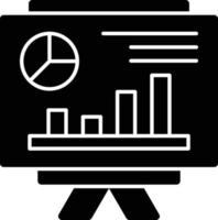 Presentation Glyph Icon vector