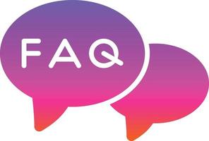 FAQ Vector Icon Design