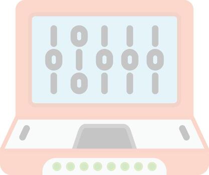 Binary Code Vector Icon Design