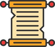 Parchment Vector Icon Design