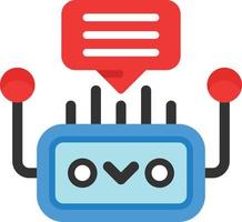 Chatbot Vector Icon Design