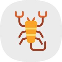 Scorpion Filled Icon vector