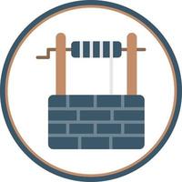 Water Well Vector Icon Design