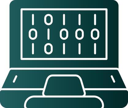 Binary Code Vector Icon Design