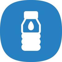 Water Flask Vector Icon Design