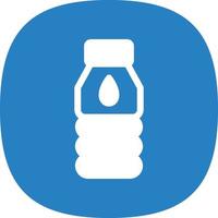 Water Flask Vector Icon Design