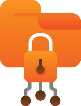 Data Encryption Vector Icon Design