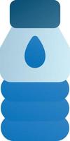 Water Flask Filled Icon vector