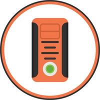 Computer Tower Vector Icon Design