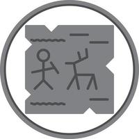 Cave Painting Vector Icon Design