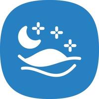 Desert Night Vector Icon Design