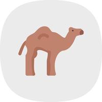 Camel Filled Icon vector