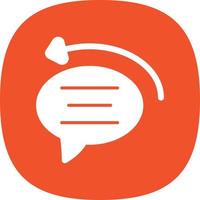 Auto Reply Vector Icon Design