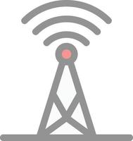 Broadcast Vector Icon Design