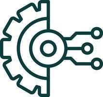 Digital Transformation Vector Icon Design