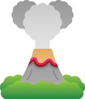 Volcano Vector Icon Design