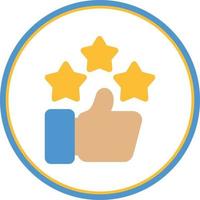 Rating Vector Icon Design