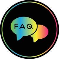 FAQ Vector Icon Design