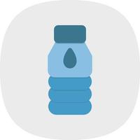 Water Flask Filled Icon vector