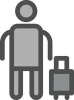 Tourist Vector Icon Design