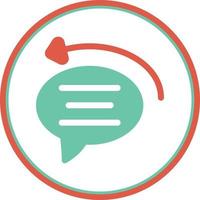 Auto Reply Vector Icon Design