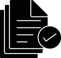 Compliance Glyph Icon vector