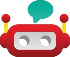 Chatbot Vector Icon Design