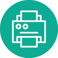 Printer Vector Icon Design