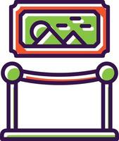 diseño de icono de vector de museo