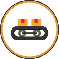 Conveyor Belt Vector Icon Design