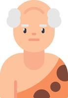 Old Man Vector Icon Design