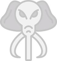 Mammoth Vector Icon Design