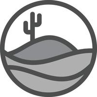 diseño de icono de vector de arena del desierto